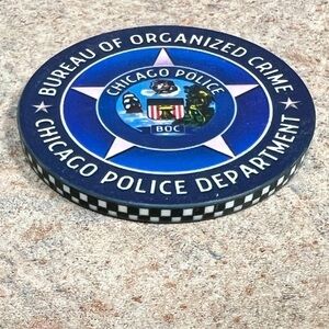 Chicago Police challenge poker chip. Challenge coin.